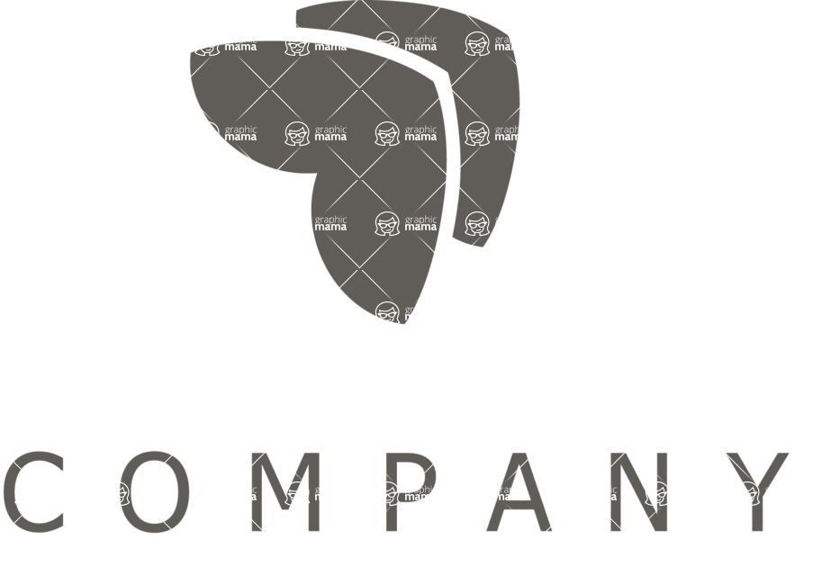 Business Logo Templates - vector graphics in a pack from GraphicMama - Vector Business Brand Logo Design - Black and White